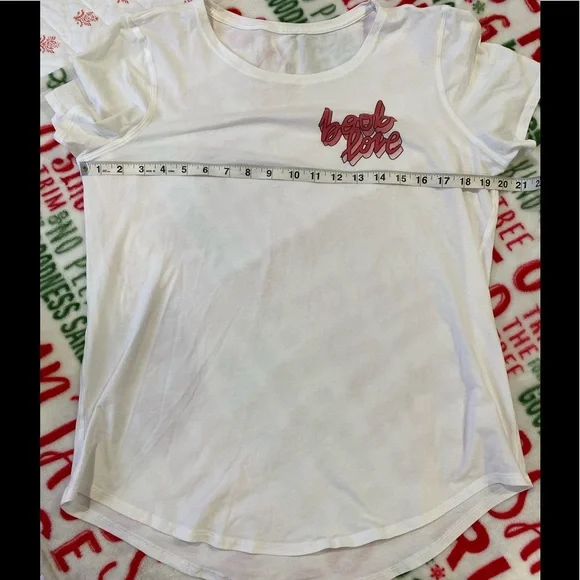 Lululemon x Boob Love White Love Short Sleeve T-Shirt - Picture 6 of 6